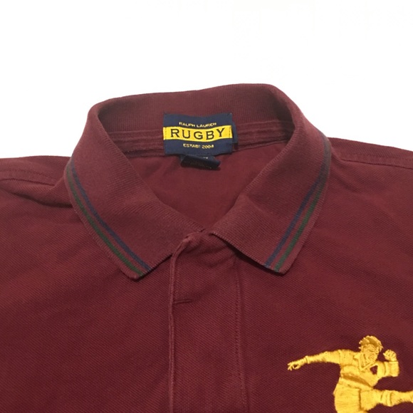 Rugby Ralph Lauren mens Polo shirt size medium - Picture 3 of 8